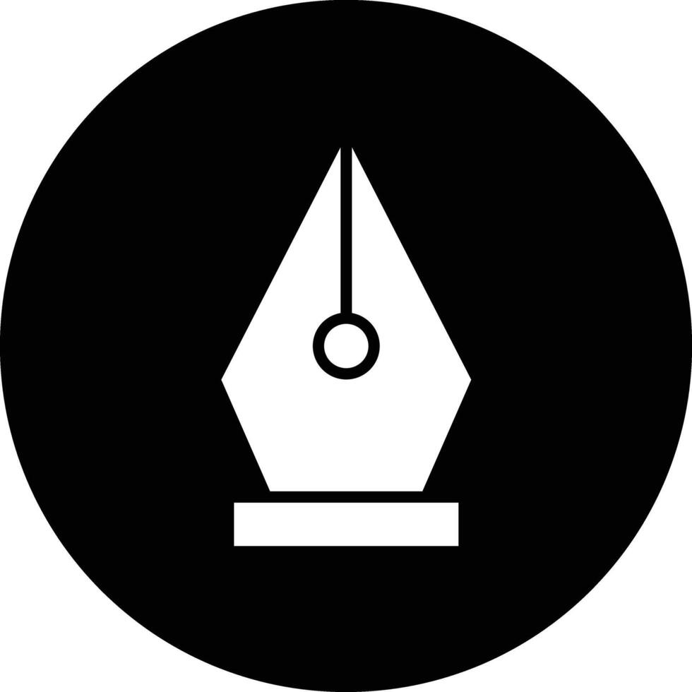 Nib Icon Design Illustration vector