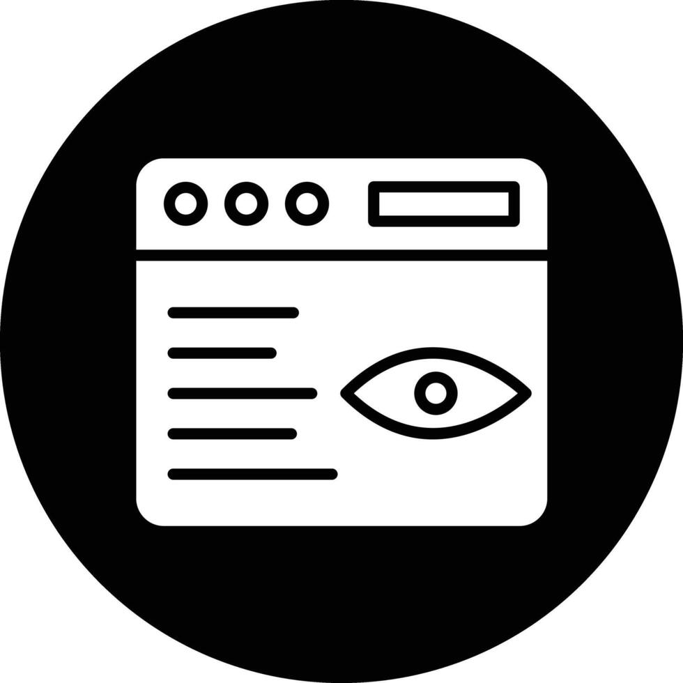 Impression Icon Design Illustration vector