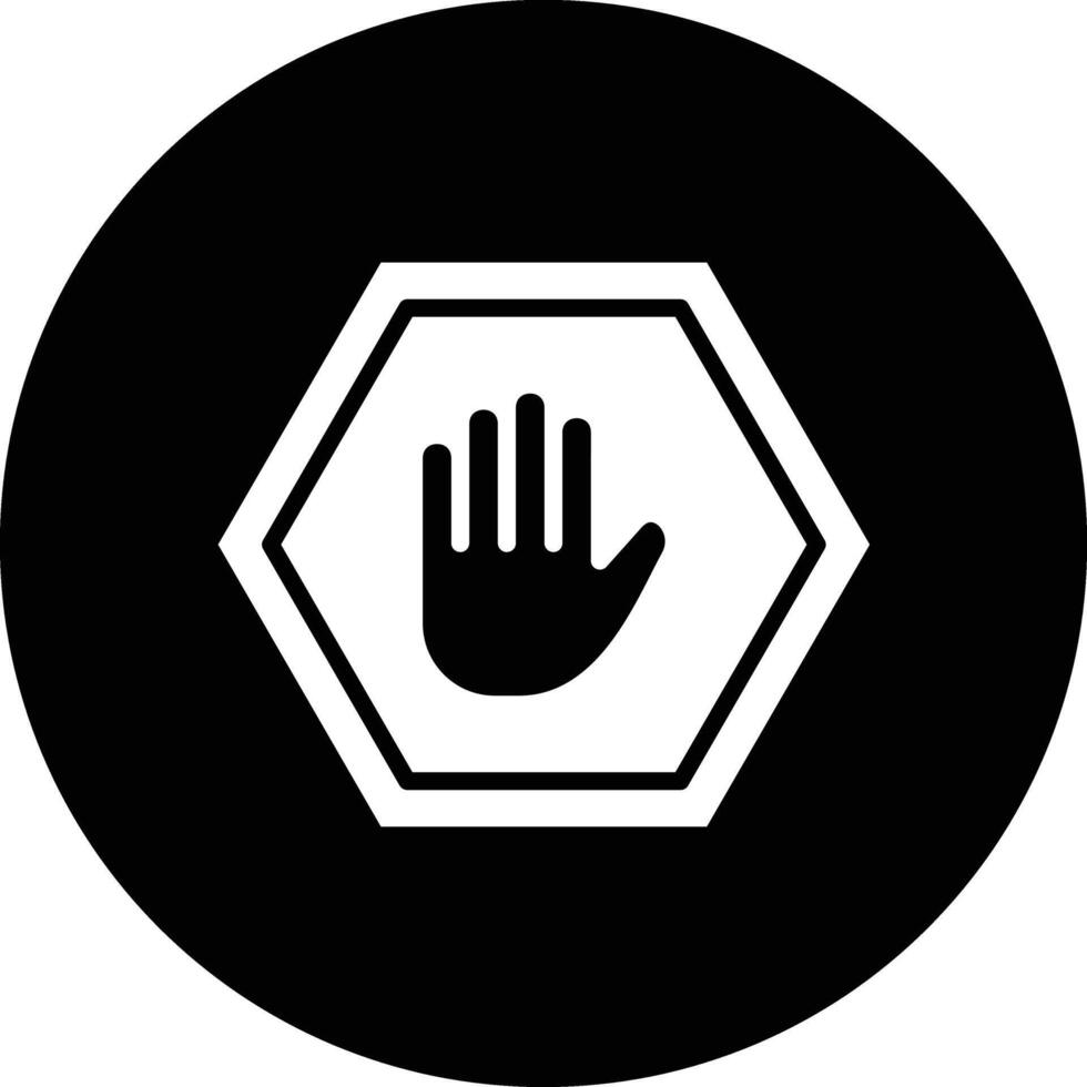 Ad Block Icon Design Illustration vector