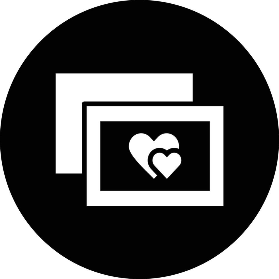 Wedding photos Icon Design Illustration vector