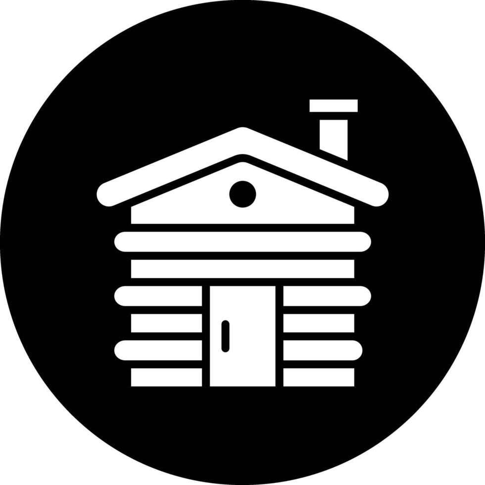 Cabin Icon Design Illustration vector