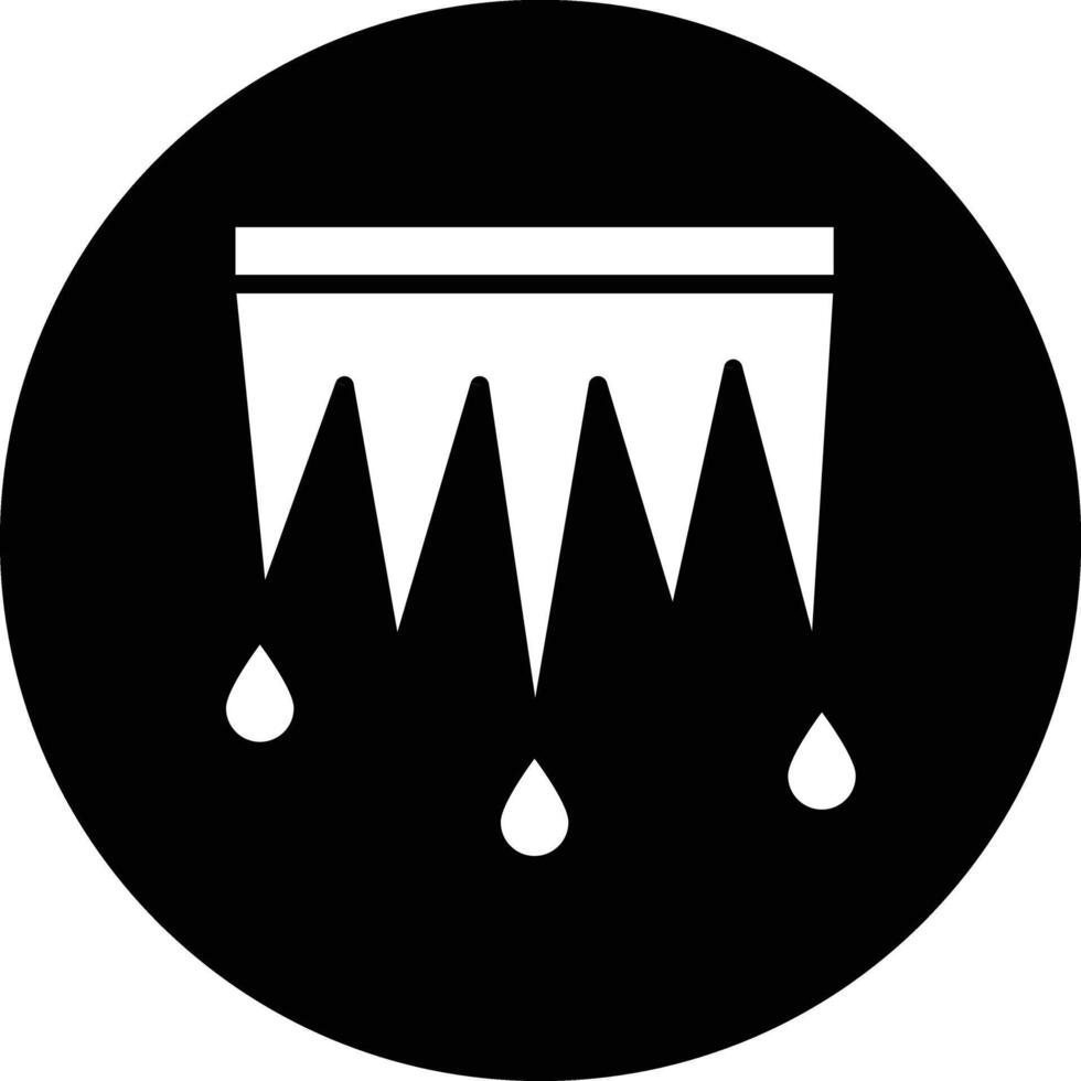 Icicle Icon Design Illustration vector