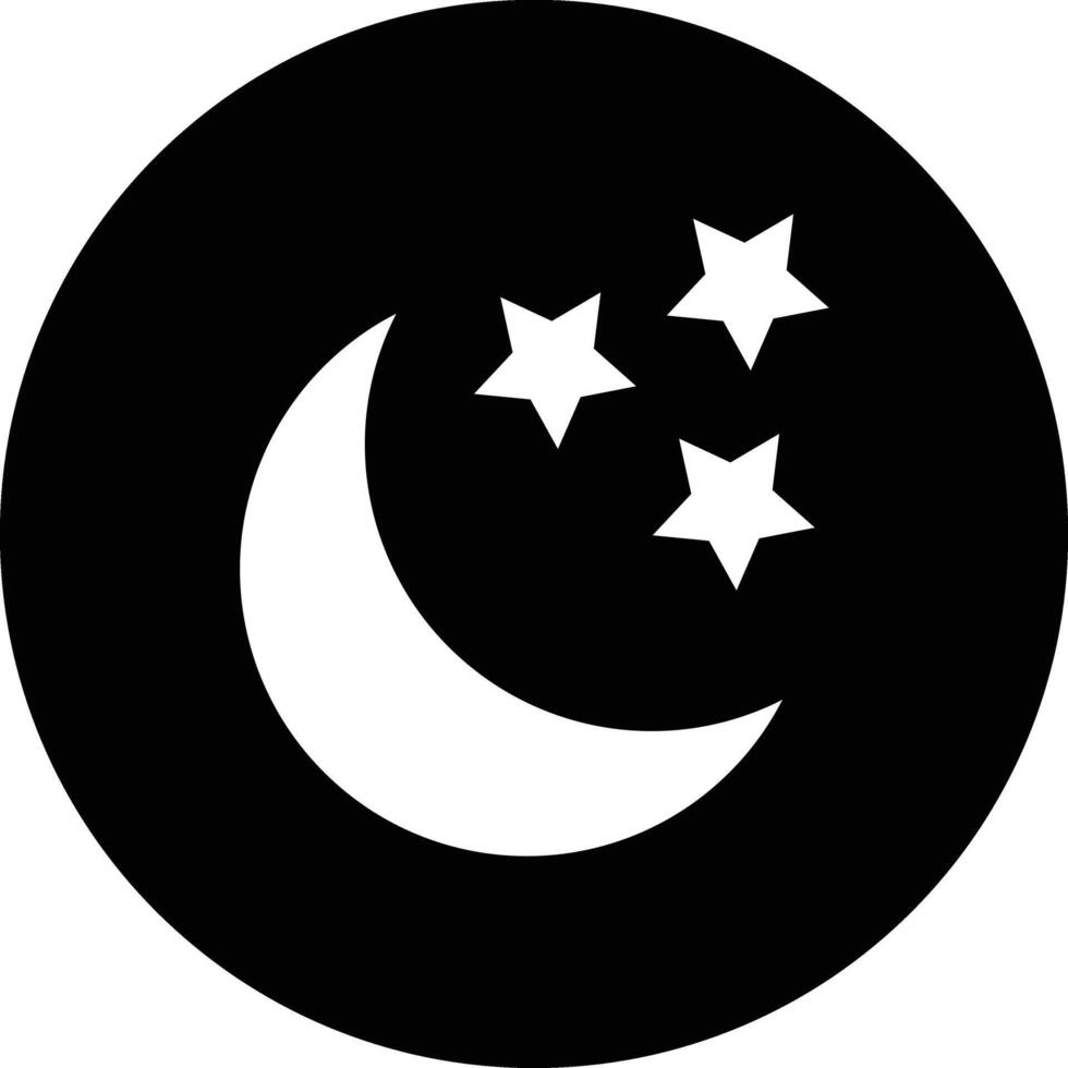 Moon Icon Design Illustration vector
