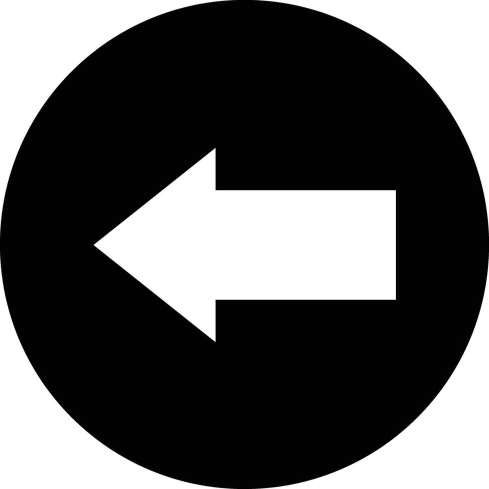 Left arrow Icon Design Illustration vector