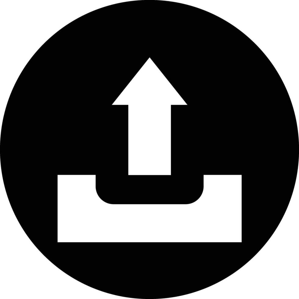 Upload Icon Design Illustration vector