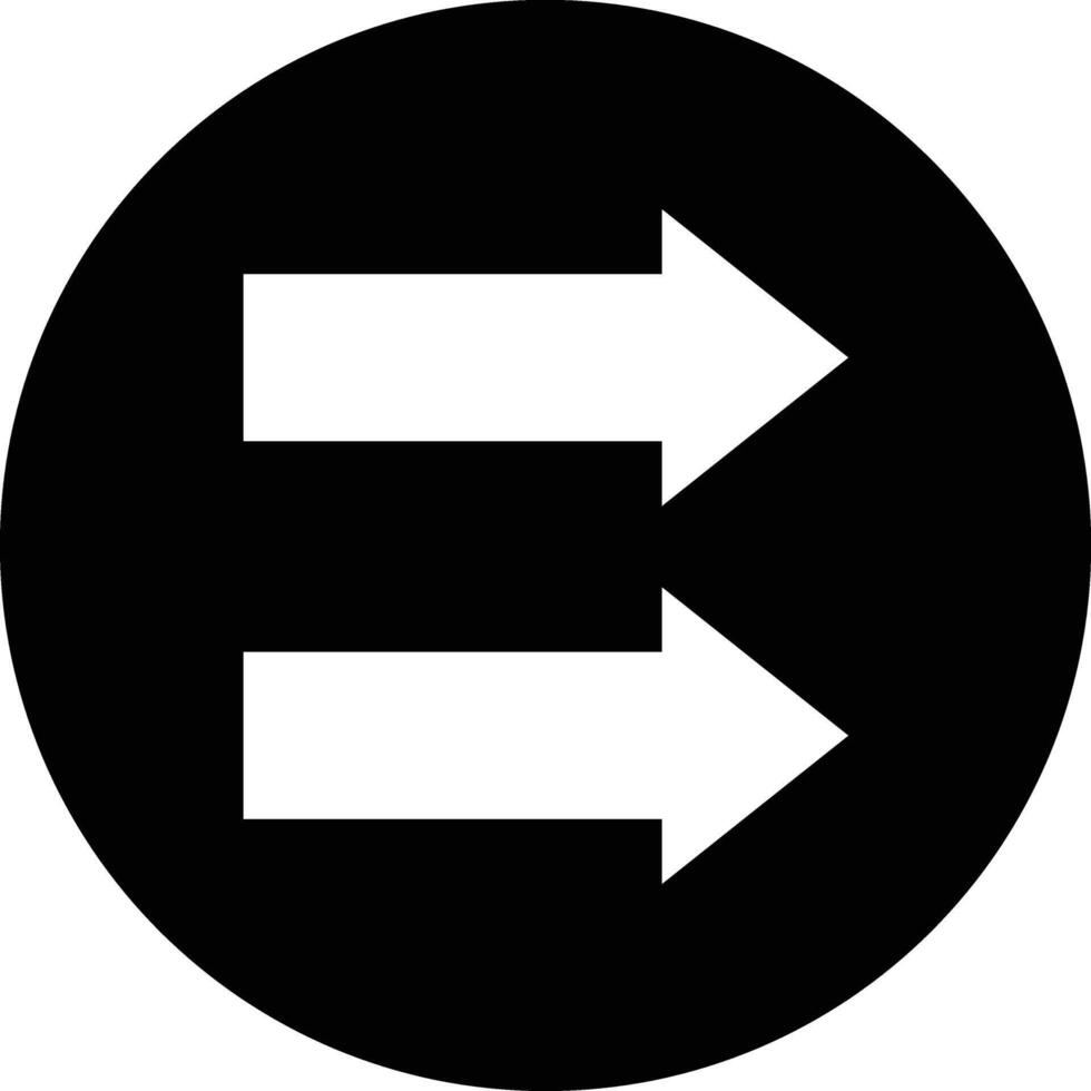 Double arrow Icon Design Illustration vector