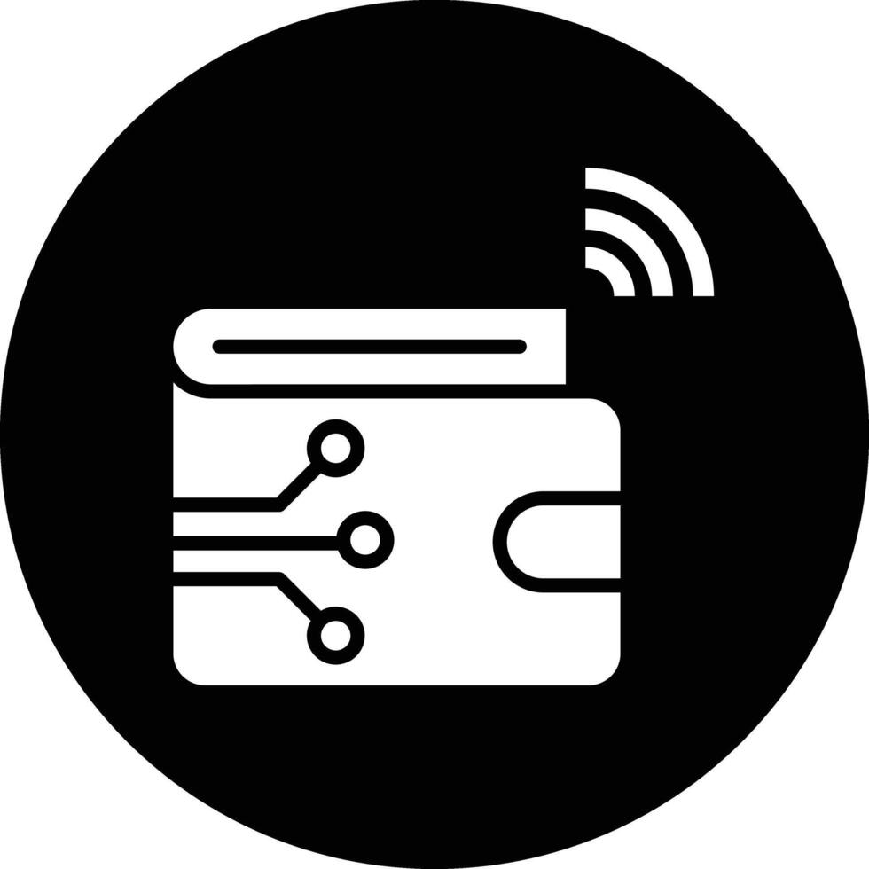 Digital Wallet Icon Design Illustration vector