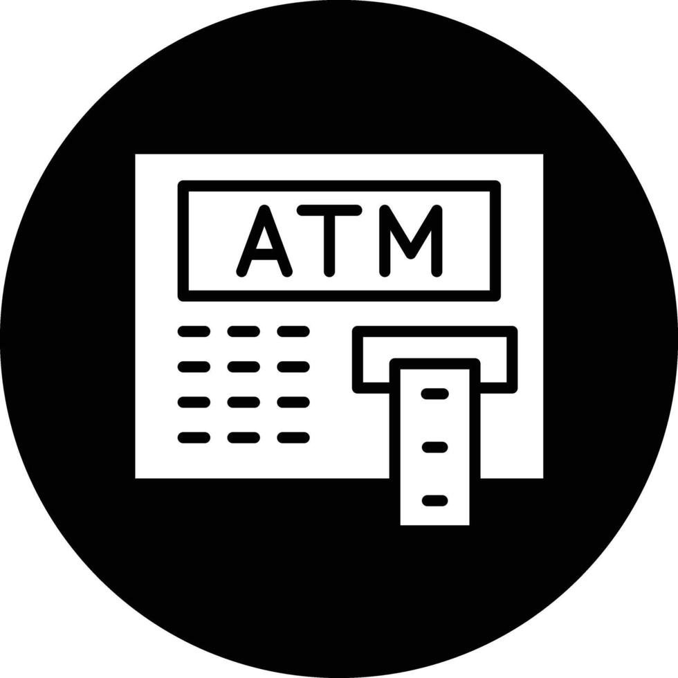 Atm machine Icon Design Illustration vector