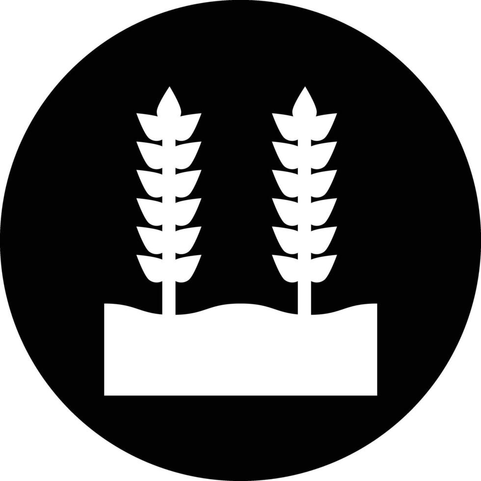 Wheat grain Icon Design Illustration vector