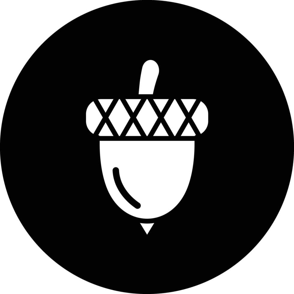 Acorn Icon Design Illustration vector