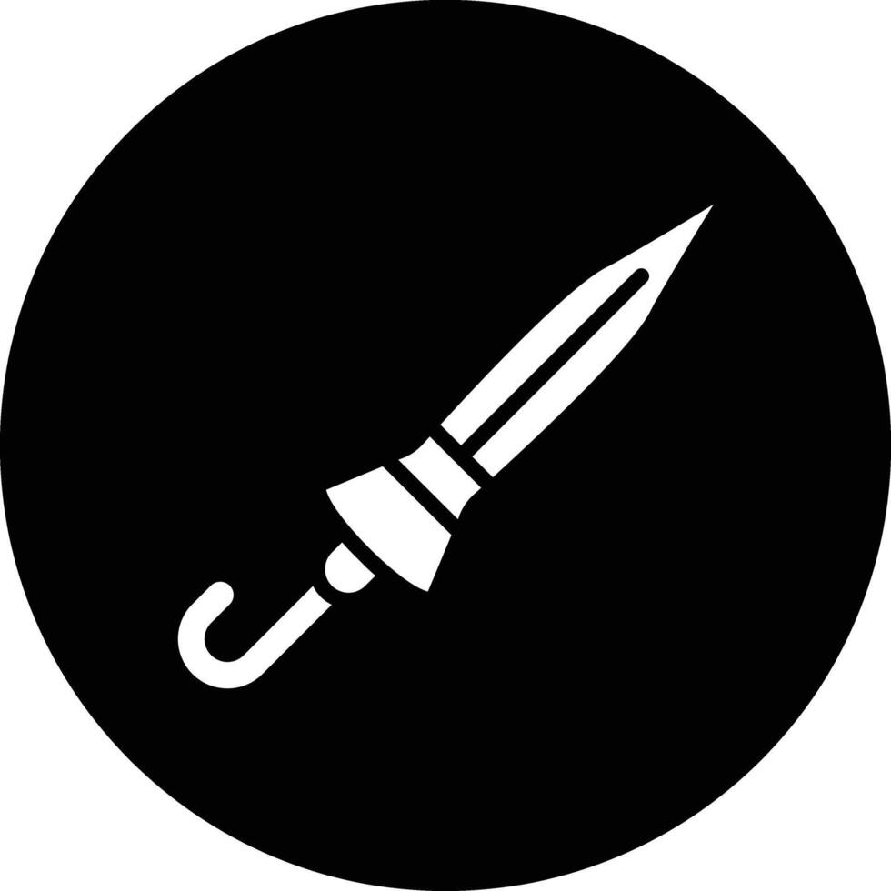 Closed umbrella Icon Design Illustration vector