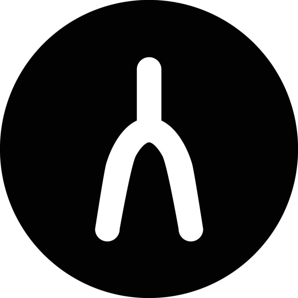 Wishbone Icon Design Illustration vector