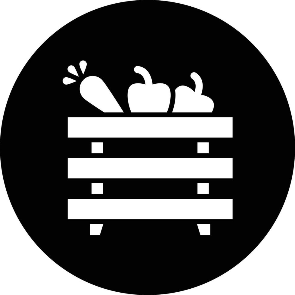 Fruit basket Icon Design Illustration vector