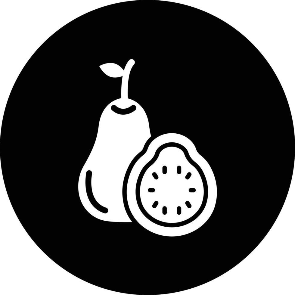 Guava Icon Design Illustration vector