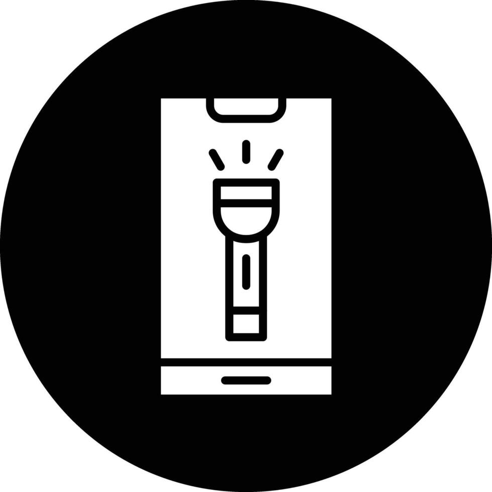 Torch Icon Design Illustration vector