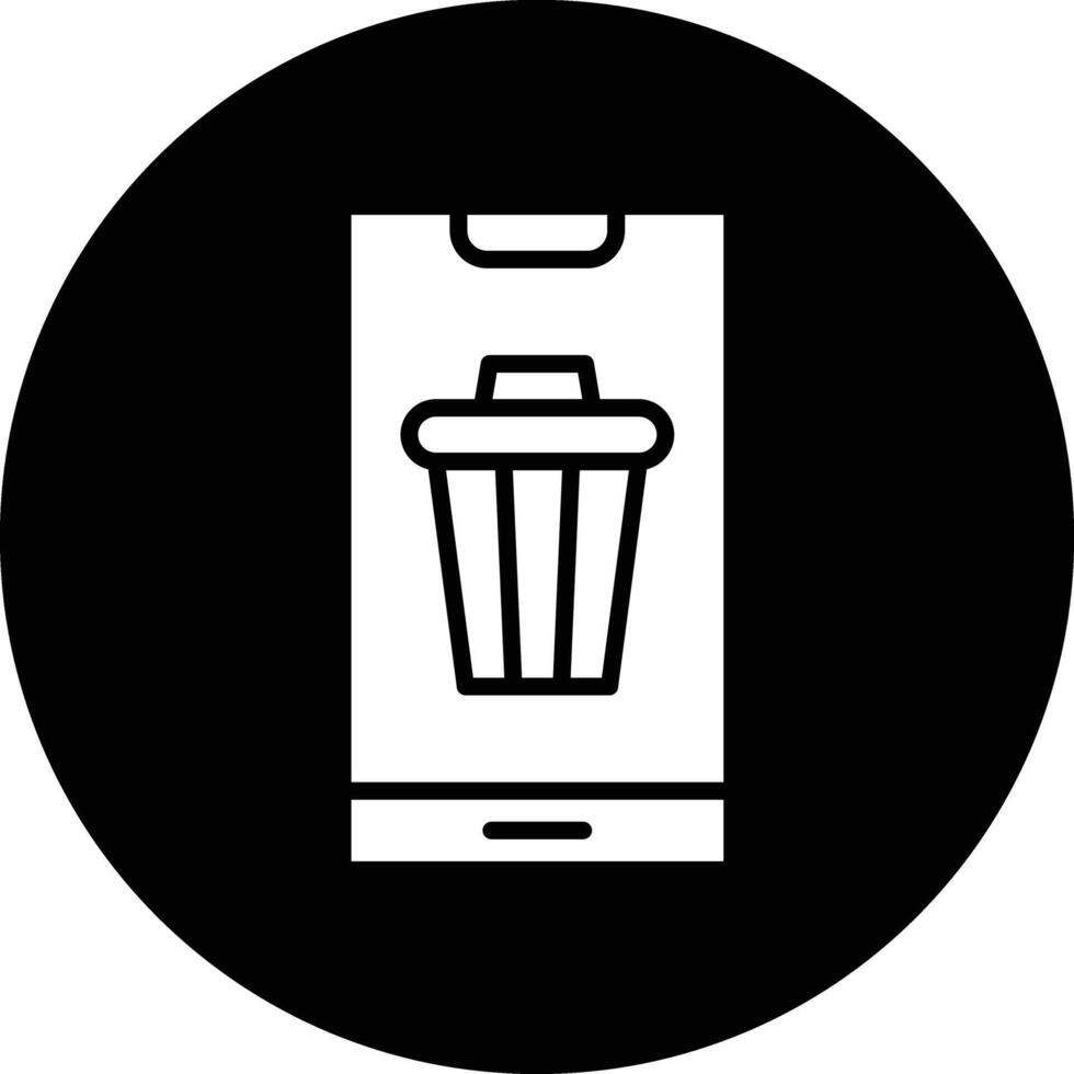 Bin Icon Design Illustration vector