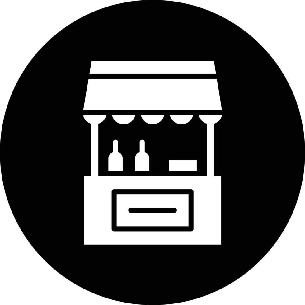 Food stall Icon Design Illustration vector