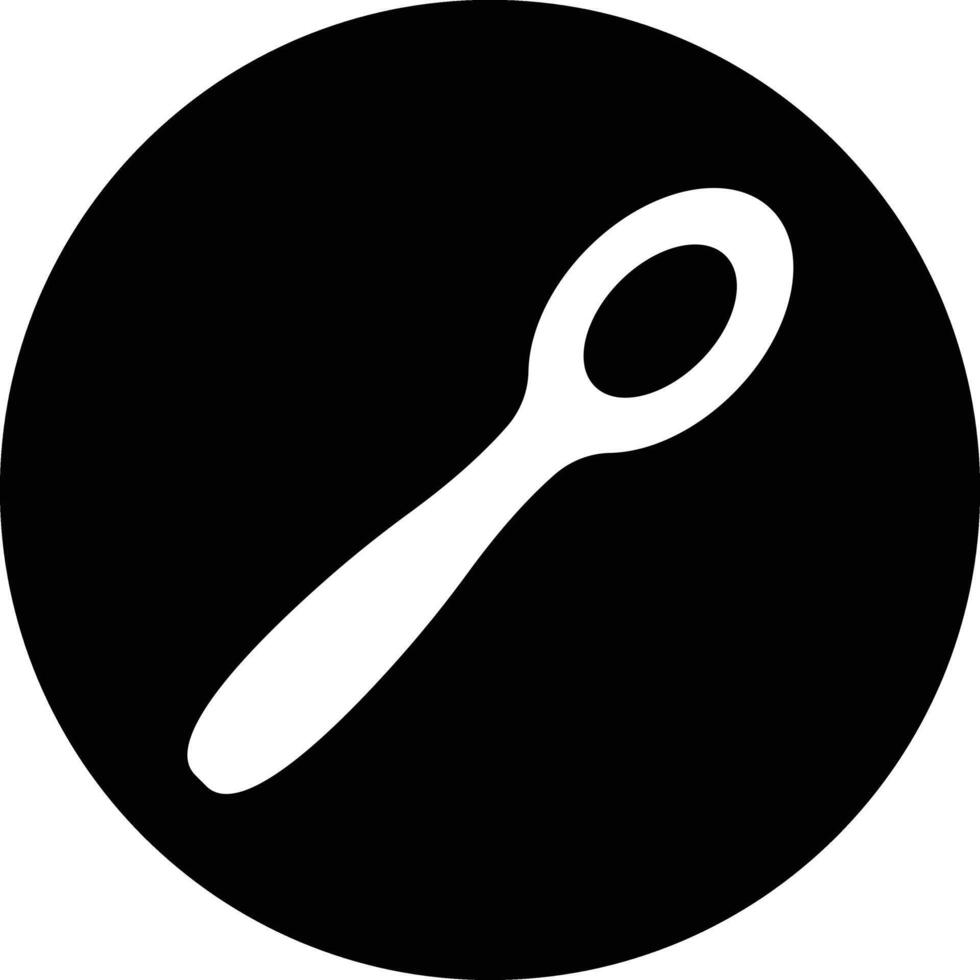 Spoon Icon Design Illustration vector