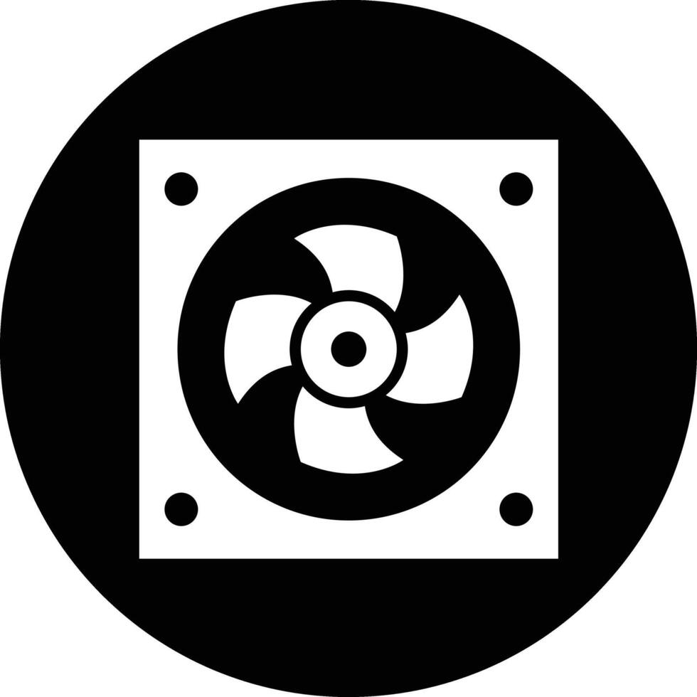 Fan Icon Design Illustration vector