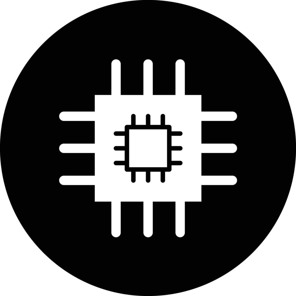 Chip Icon Design Illustration vector