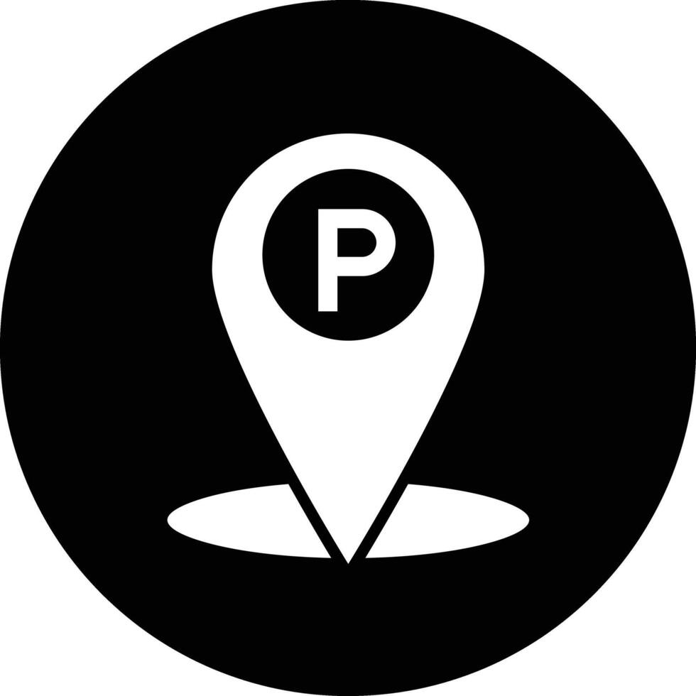 Parking Icon Design Illustration vector