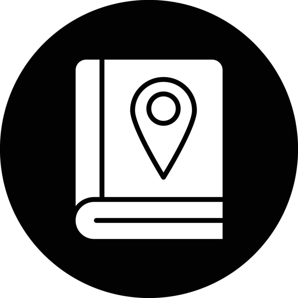 Book map Icon Design Illustration vector