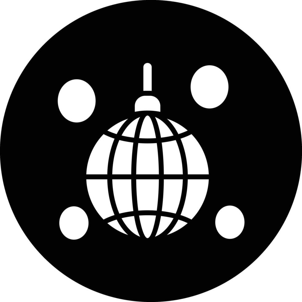 Disco Ball Icon Design Illustration vector