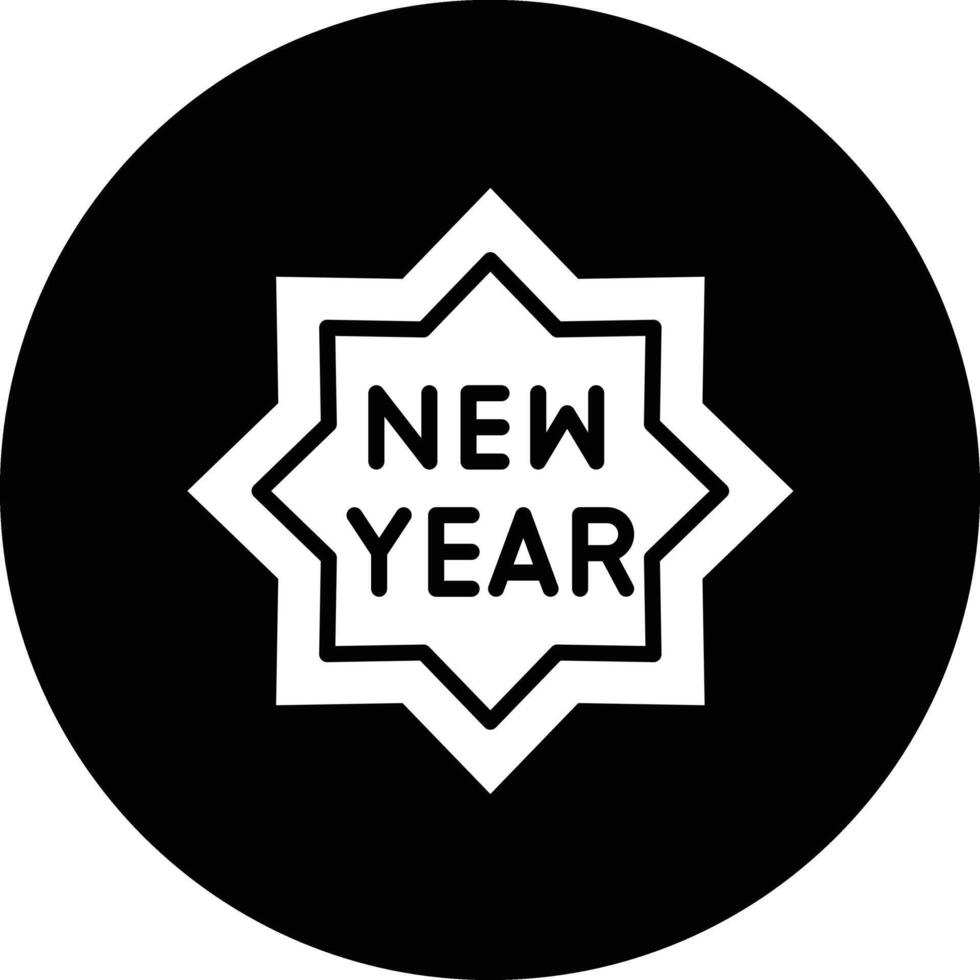 New Year Icon Design Illustration vector