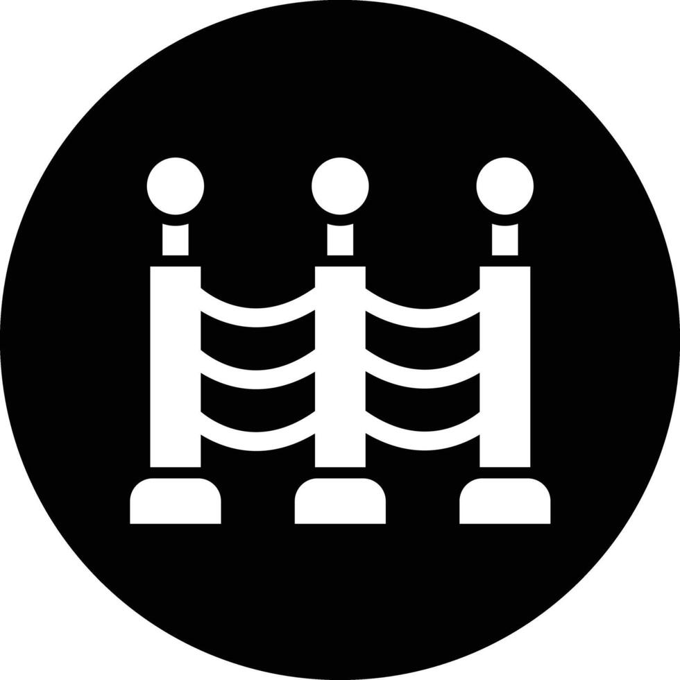 Barrier Icon Design Illustration vector