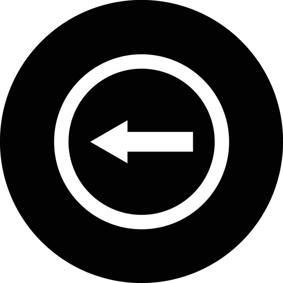 Go left Icon Design Illustration vector