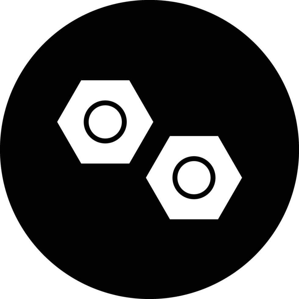 Nut Icon Design Illustration vector