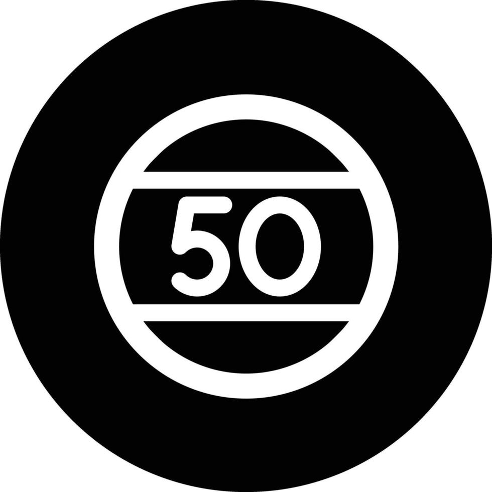 Speed limit Icon Design Illustration vector