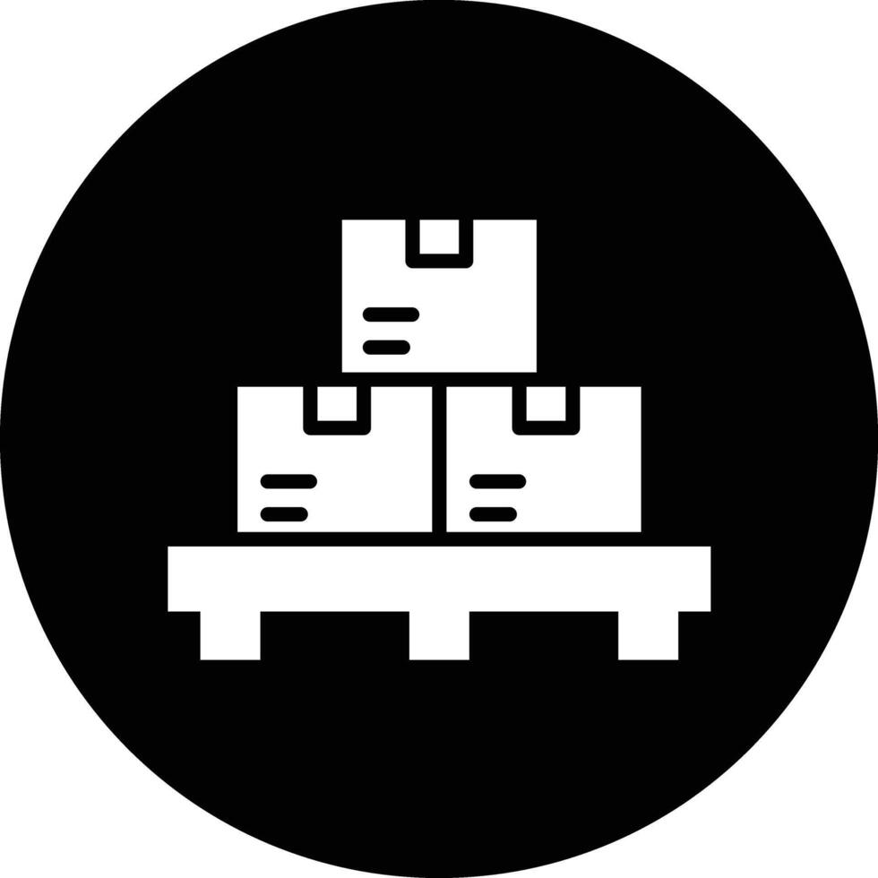 Pallet Icon Design Illustration vector