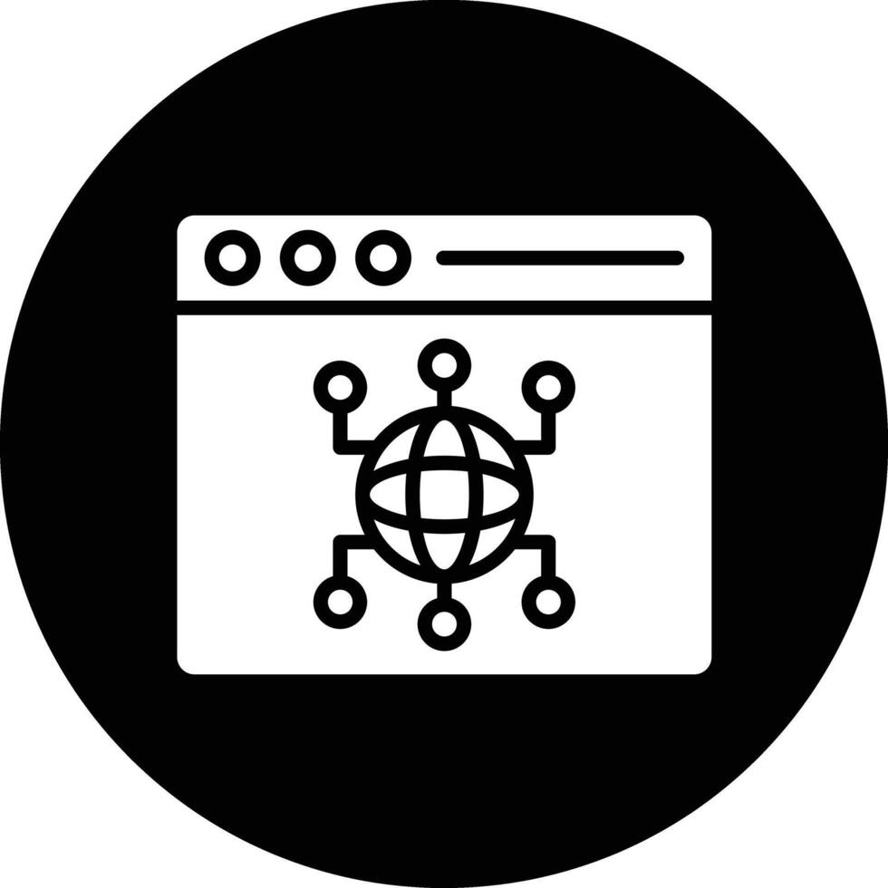Browser Icon Design Illustration vector