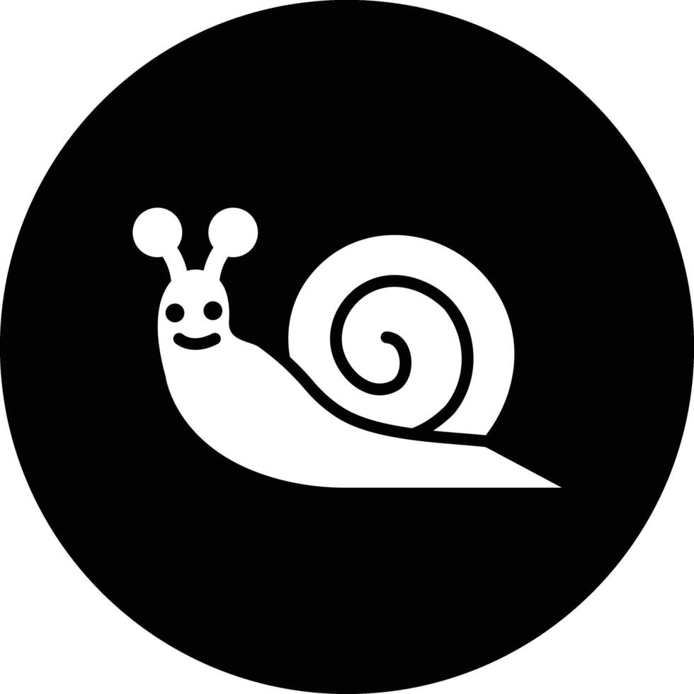 Snail Icon Design Illustration vector