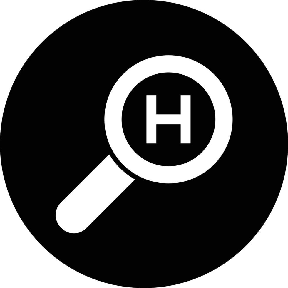 Hotel search Icon Design Illustration vector