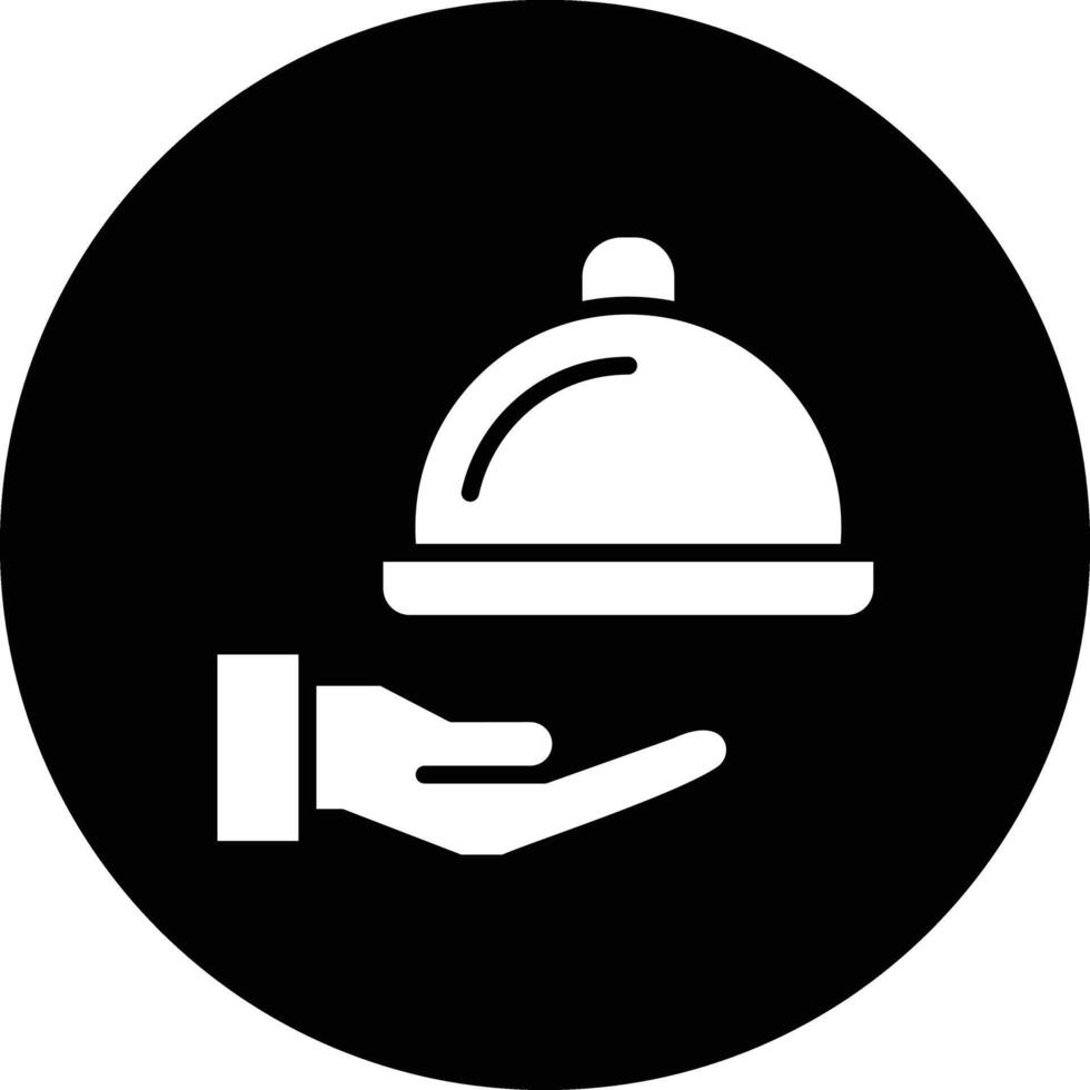Room service Icon Design Illustration vector