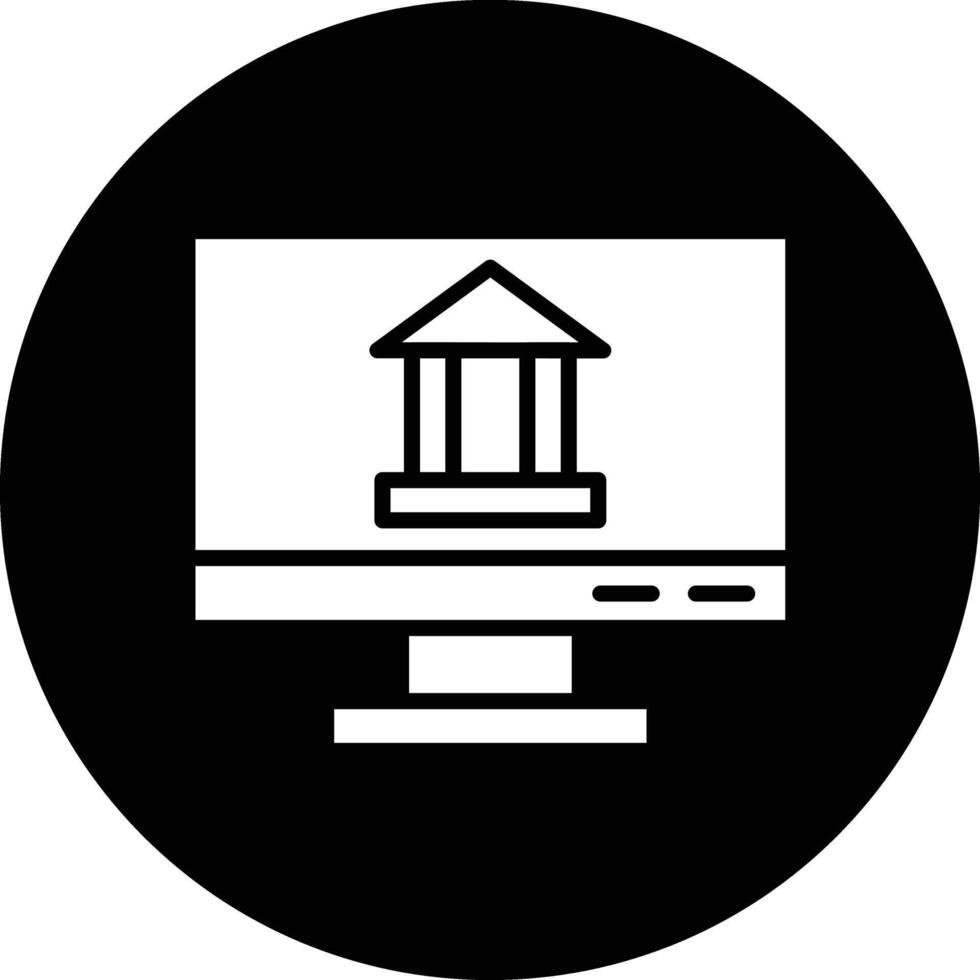 Online banking Icon Design Illustration vector