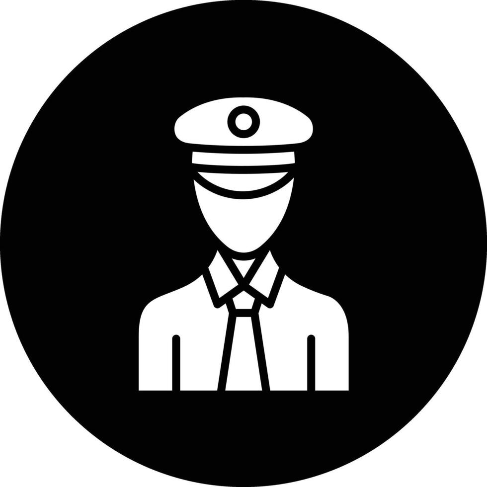 Pilot Icon Design Illustration vector