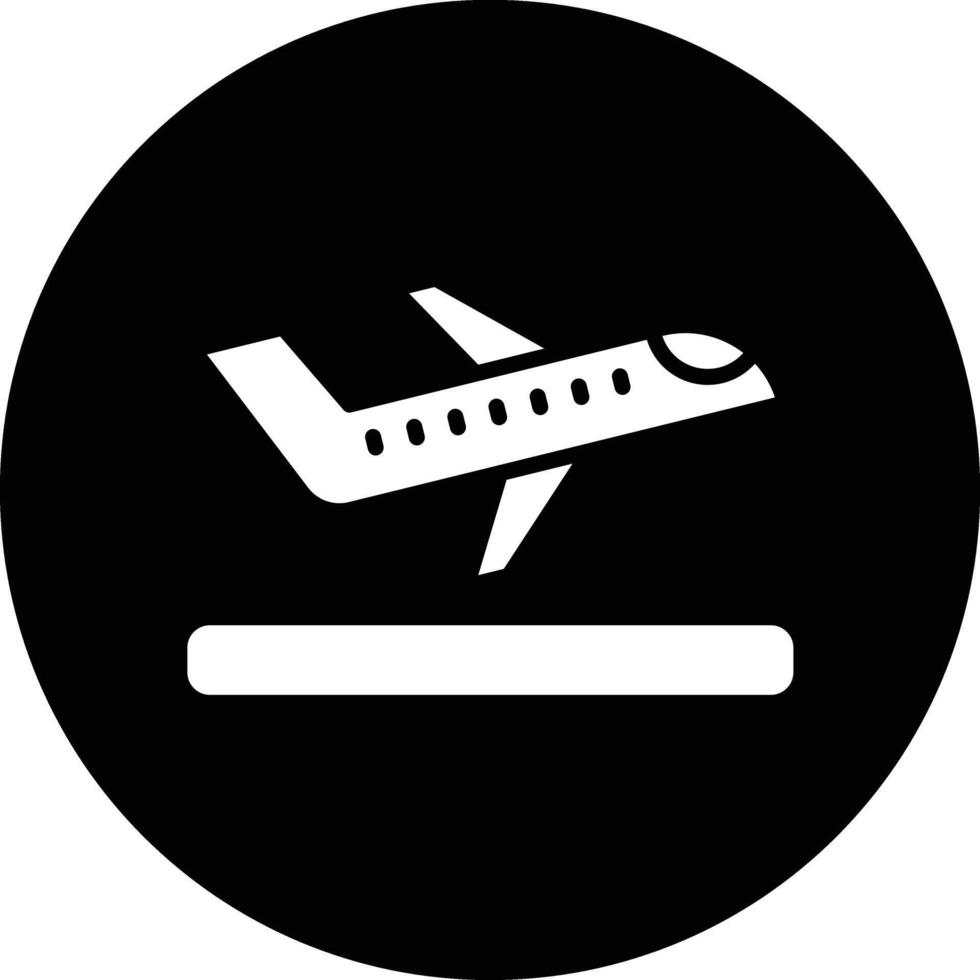 Takeoff Icon Design Illustration vector