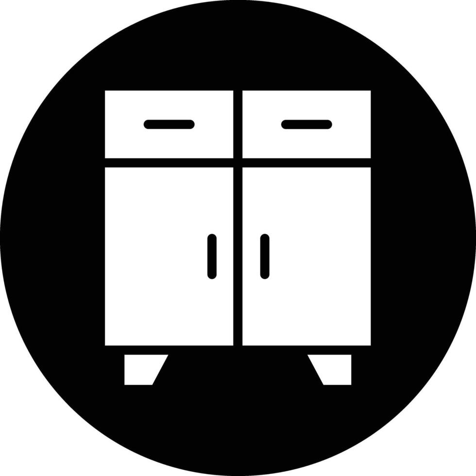 Cupboard Icon Design Illustration vector