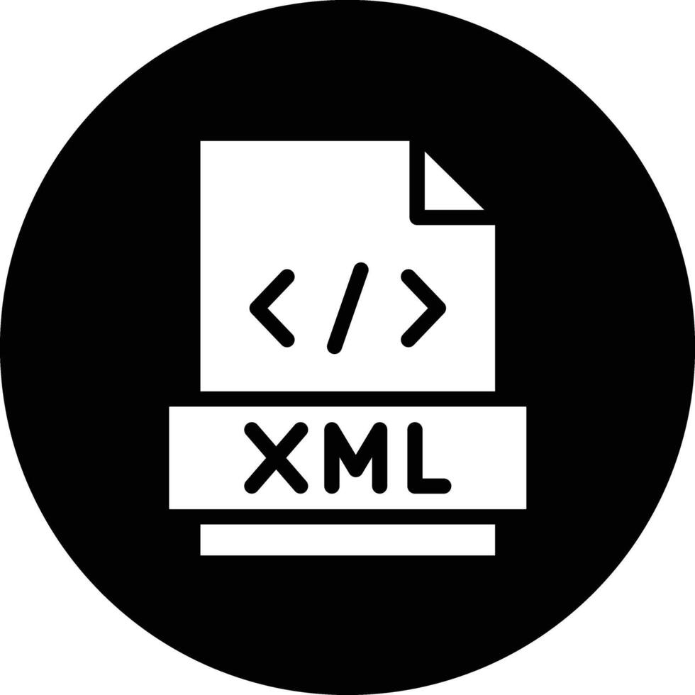 Xml Icon Design Illustration vector