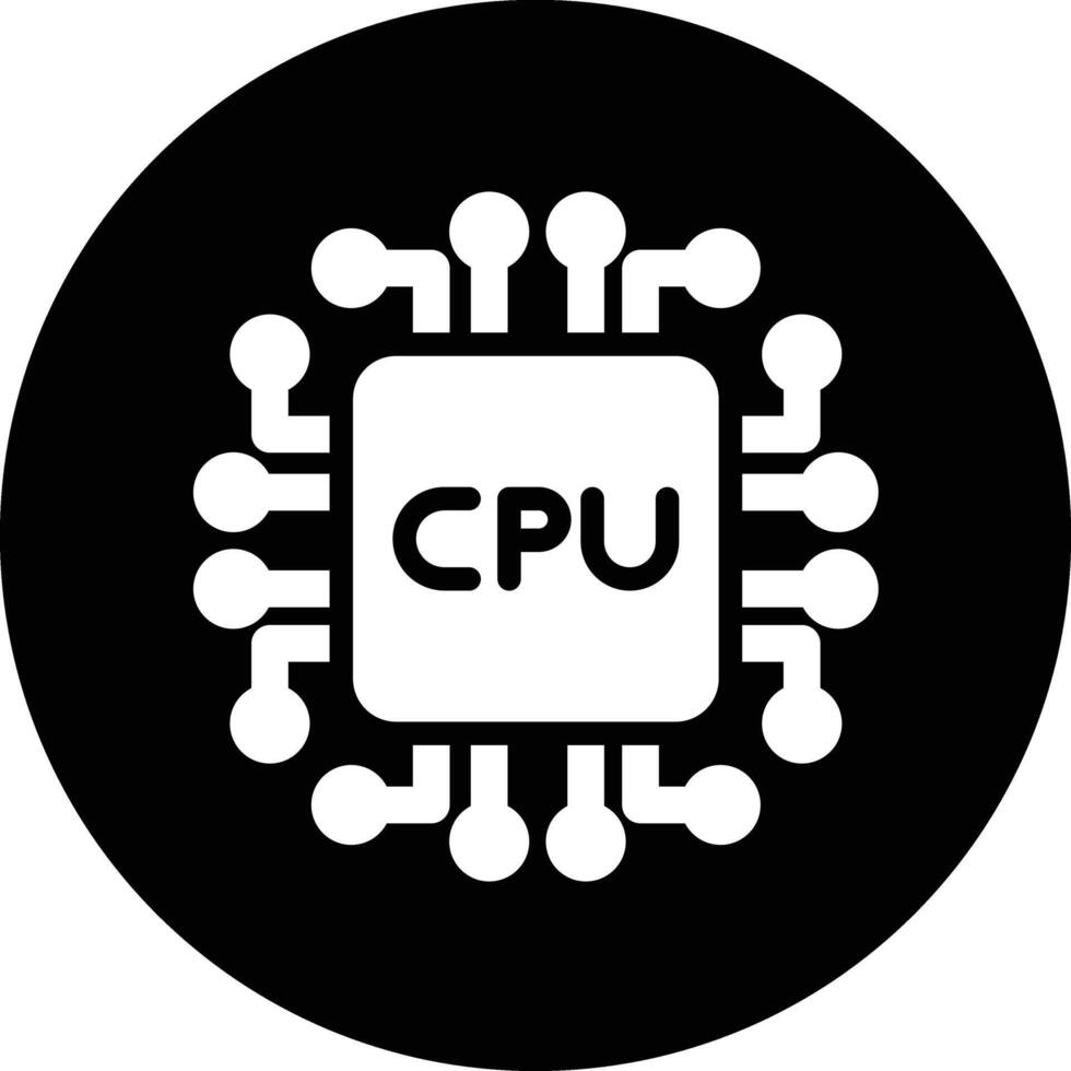 Processors Icon Design Illustration vector