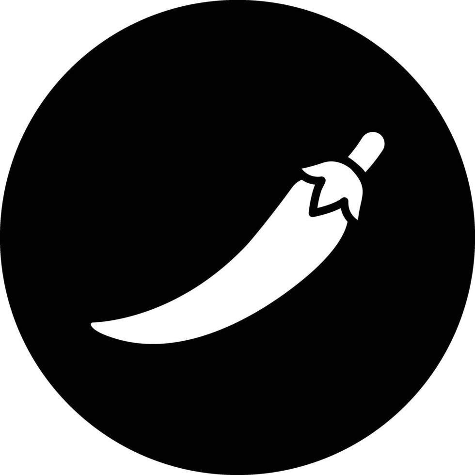 Chilli Icon Design Illustration vector