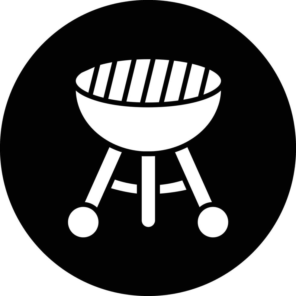 Barbecue grill Icon Design Illustration vector