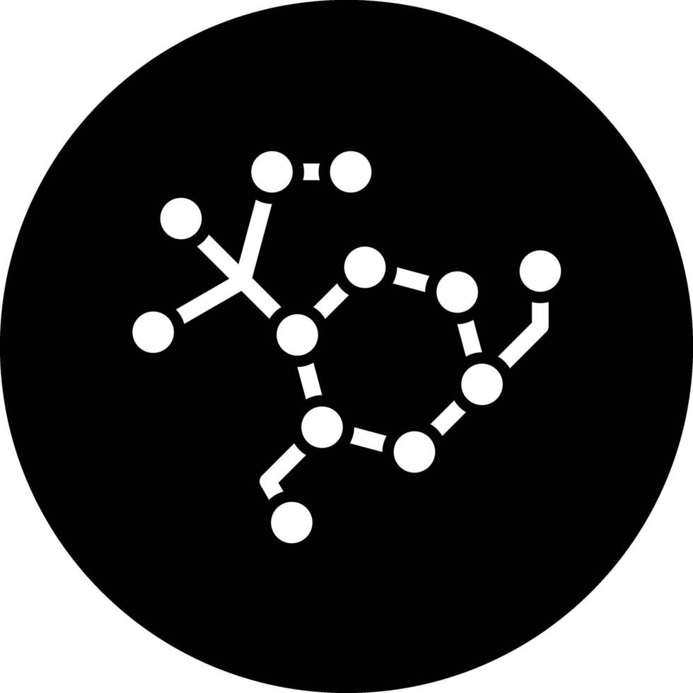 Molecule Icon Design Illustration vector