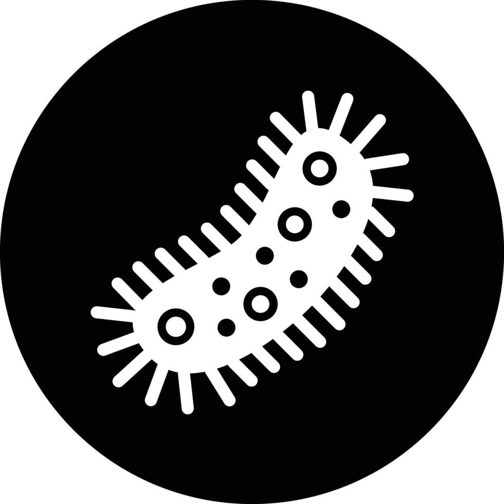 Bacteria Icon Design Illustration vector