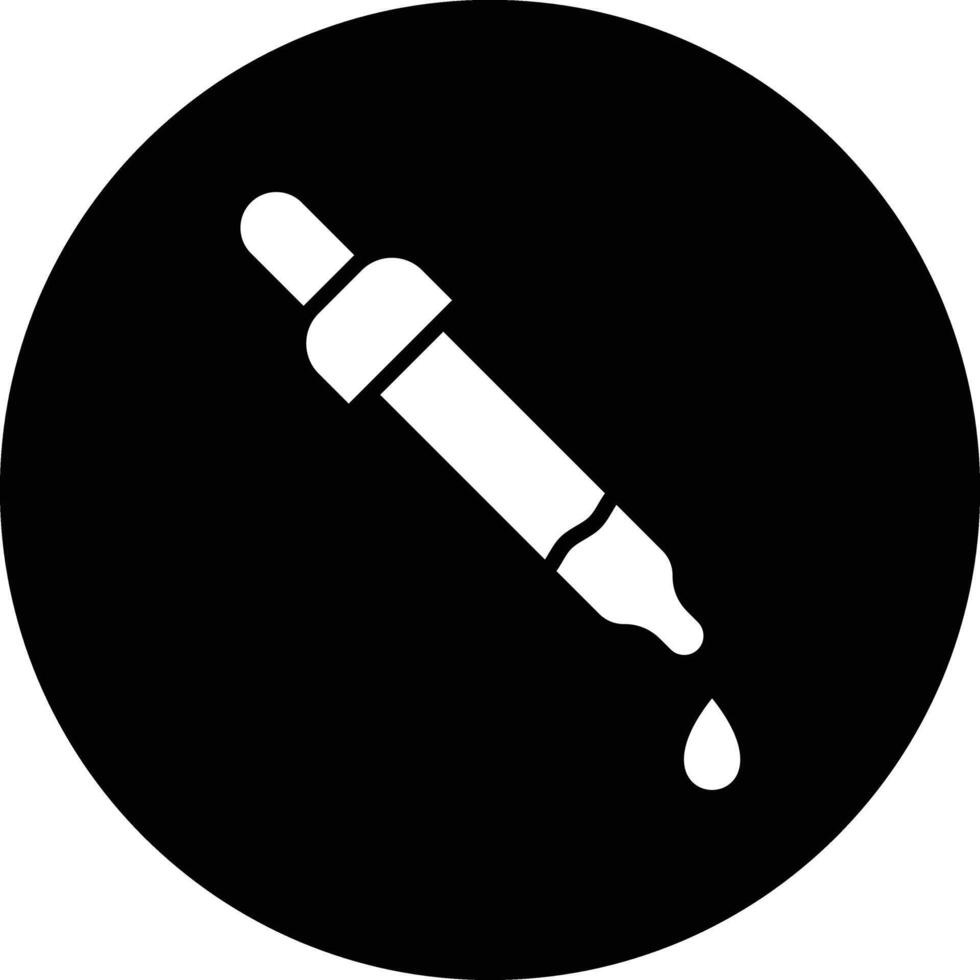 Pipette Icon Design Illustration vector