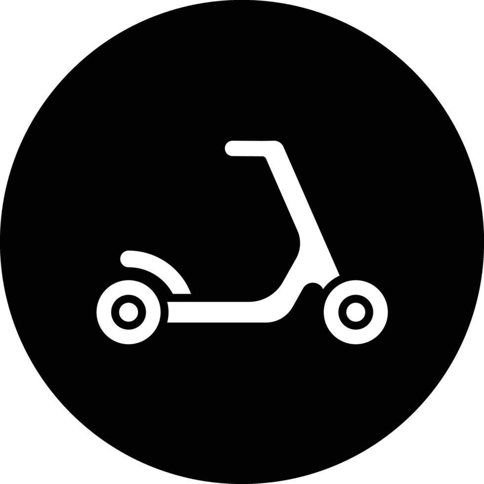 Scooter Icon Design Illustration vector