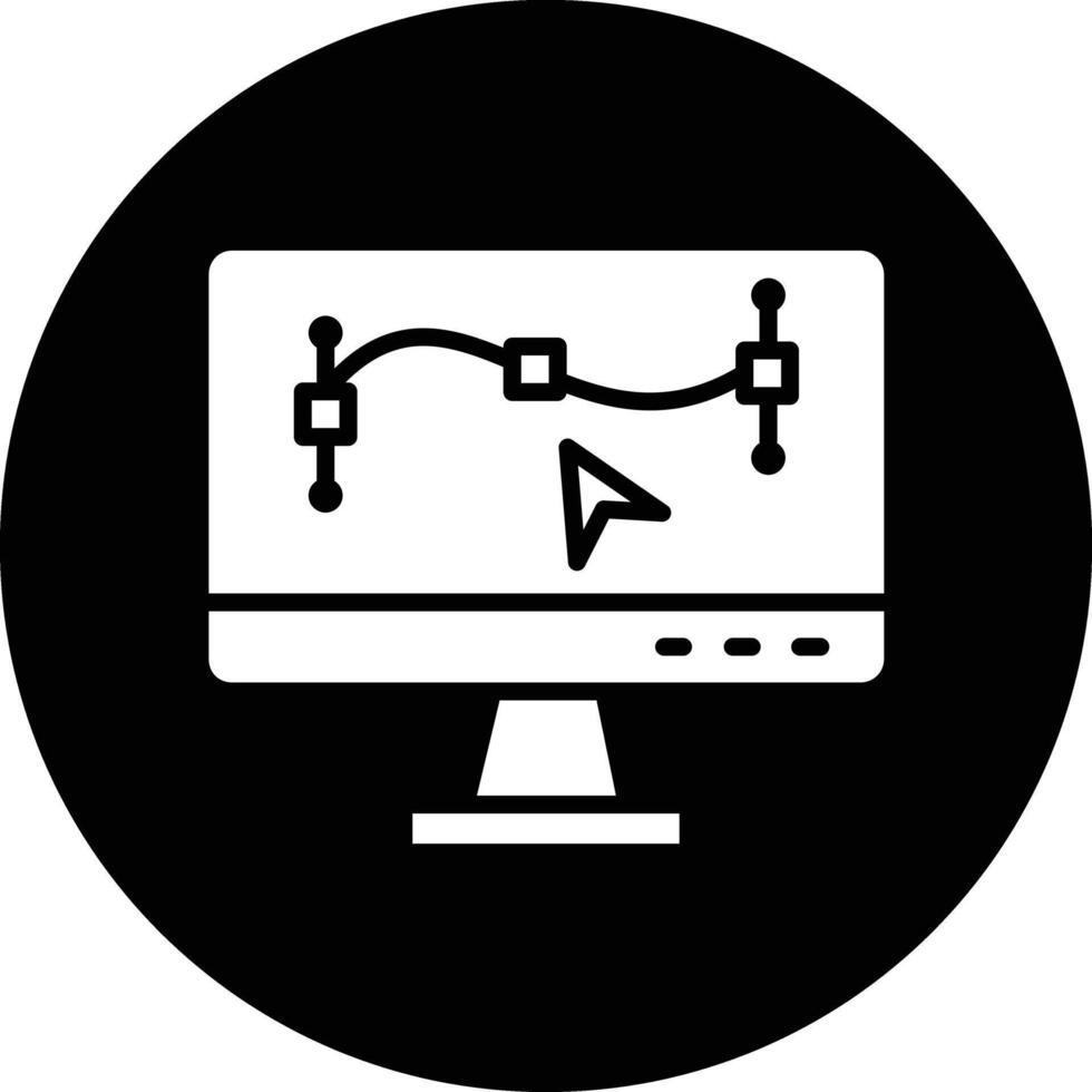 Monitor Icon Design Illustration vector